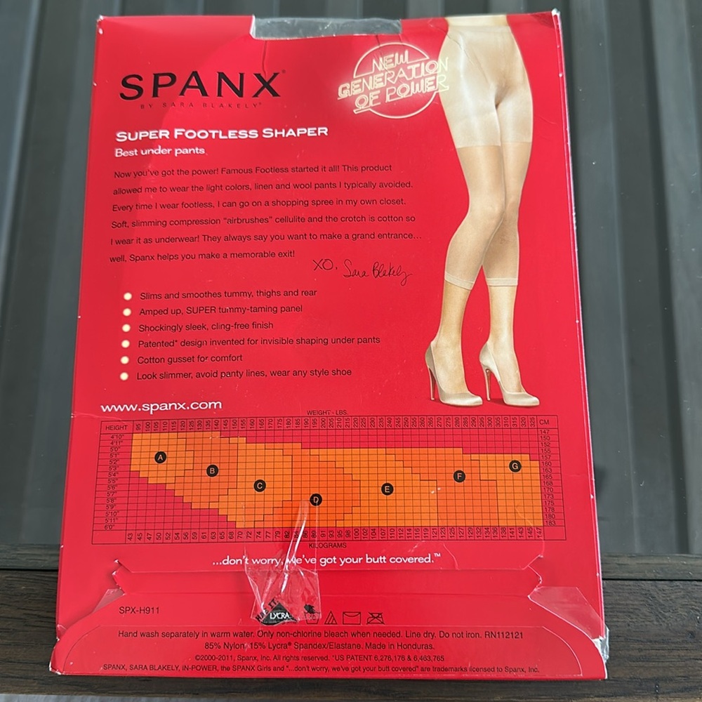 SPANX ~Size C ~Women's Nude Adjustable Super Footless Shaper~Tummy Control - Picture 2 of 10